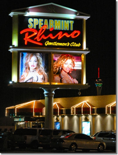 Spearmint Rhino from the outside